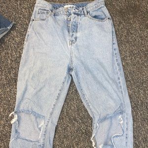 PacSun ripped mom jeans
